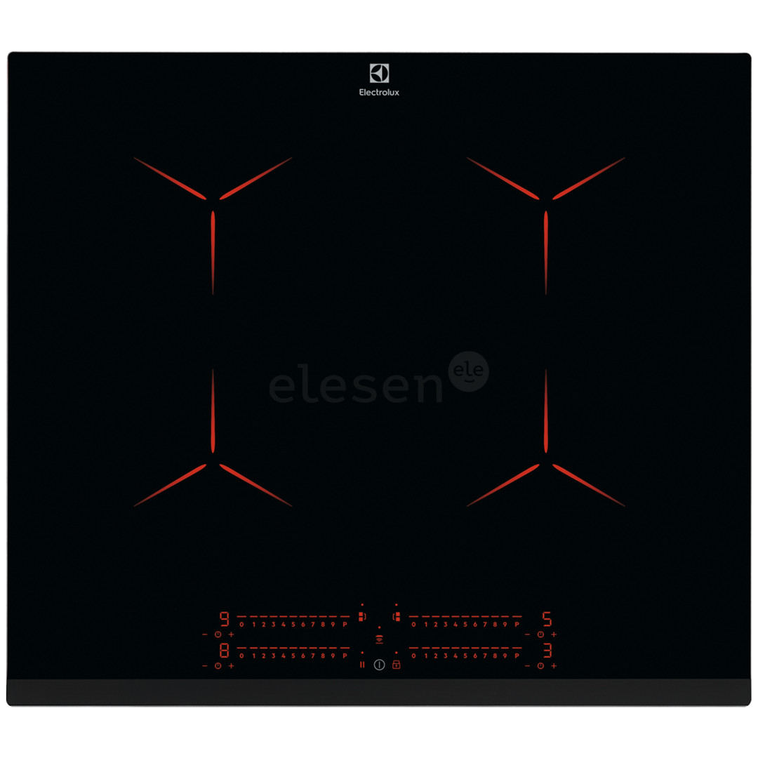 Electrolux 600 Pure, ширина 59 см, без рамы, черный - Интегрируемая индукционная варочная панель