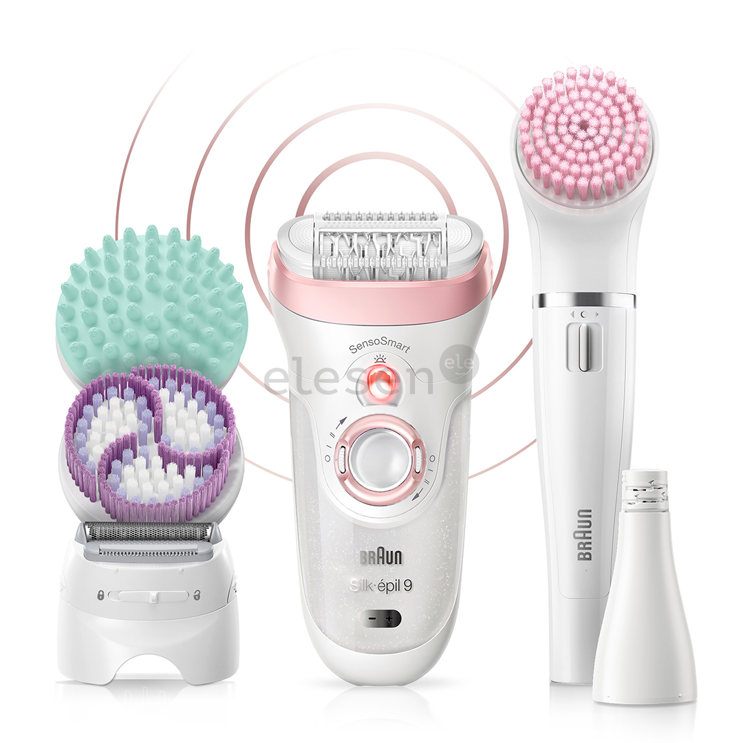 Braun Silk-epil 9 SensoSmart, белый/розовый - Эпилятор Товар - SES9995BS