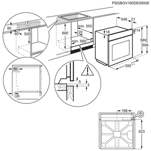 Orkaitė Electrolux EOD6P71Z