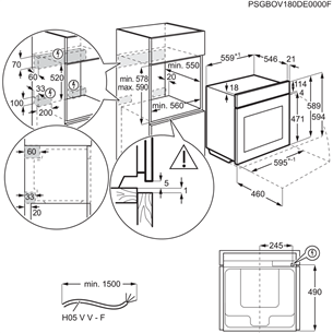 Orkaitė Electrolux Prekė - EOB7S31Z