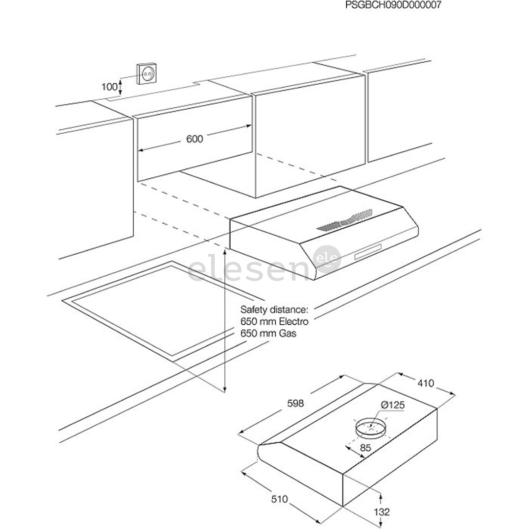 Gartraukis Electrolux Prekė - LFU216X