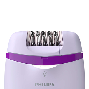 Epiliatorius Philips Satinelle Essential, balta/violetinė Prekė - BRE275/00