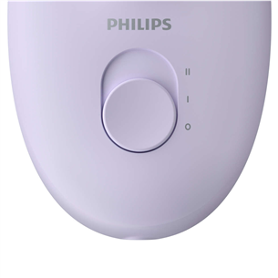 Epiliatorius Philips Satinelle Essential, balta/violetinė Prekė - BRE275/00