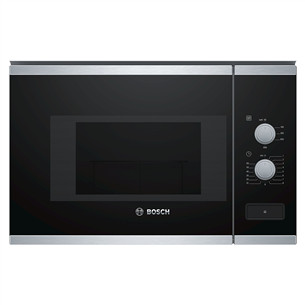 Bosch, 20 L, 800 W, silver/black - Built-in Microwave Oven BFL520MS0