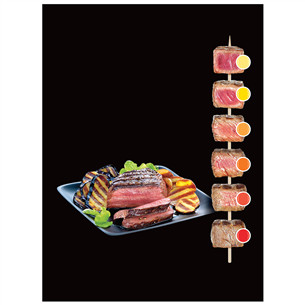 Tefal Optigrill+ with waffle plates, 2000 W, black/inox - Table grill Item - GC716D