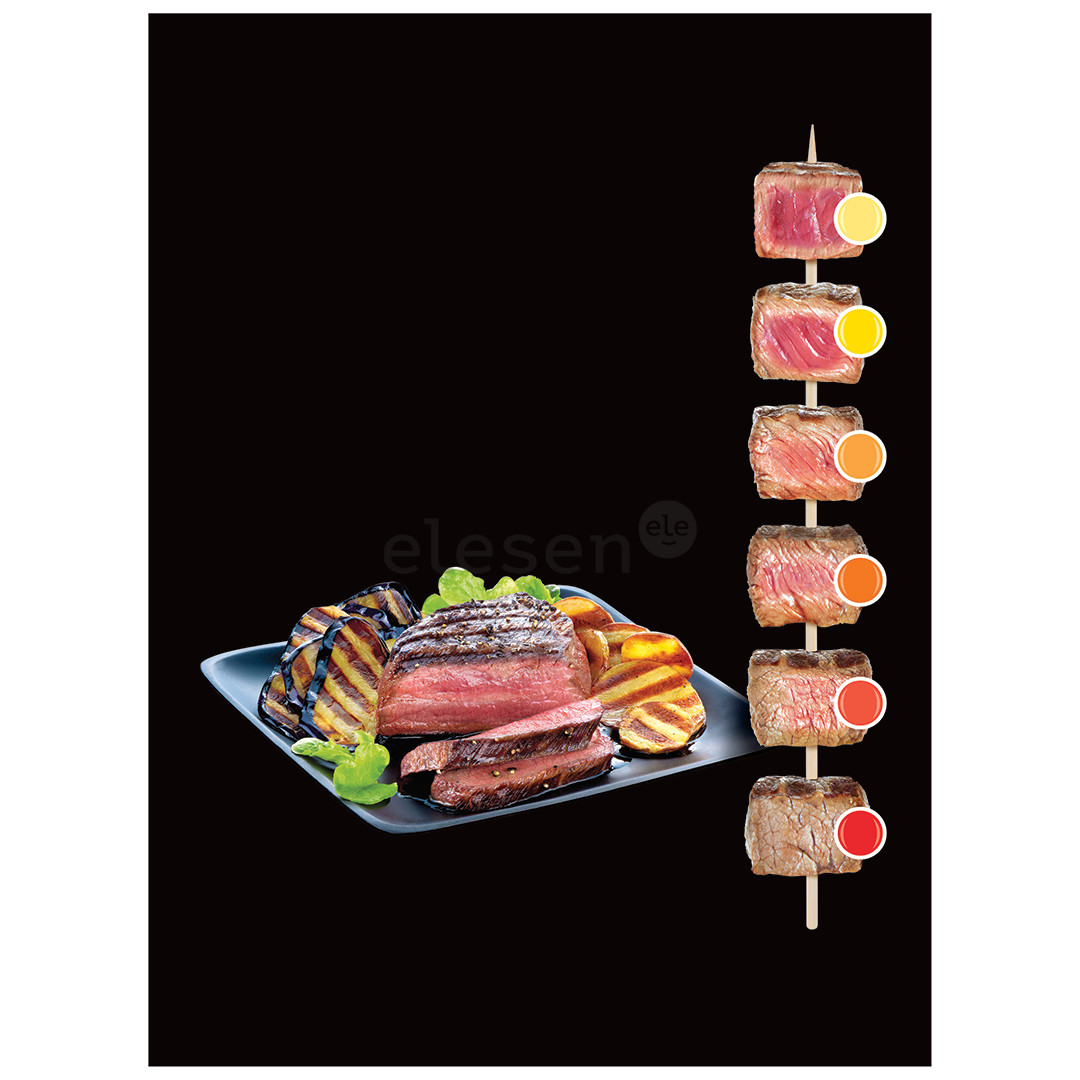 Tefal Optigrill+ with waffle plates, 2000 W, black/inox - Table grill Item - GC716D