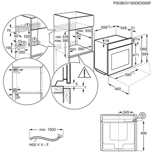 Orkaitė Electrolux Prekė - EOB9S31WX