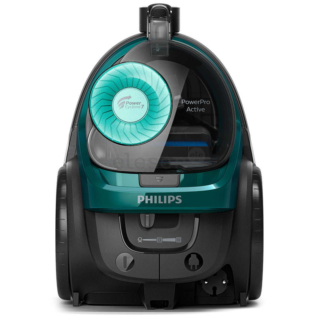 Philips PowerPro Active, 900 W, bagless, black/green - Vacuum cleaner
