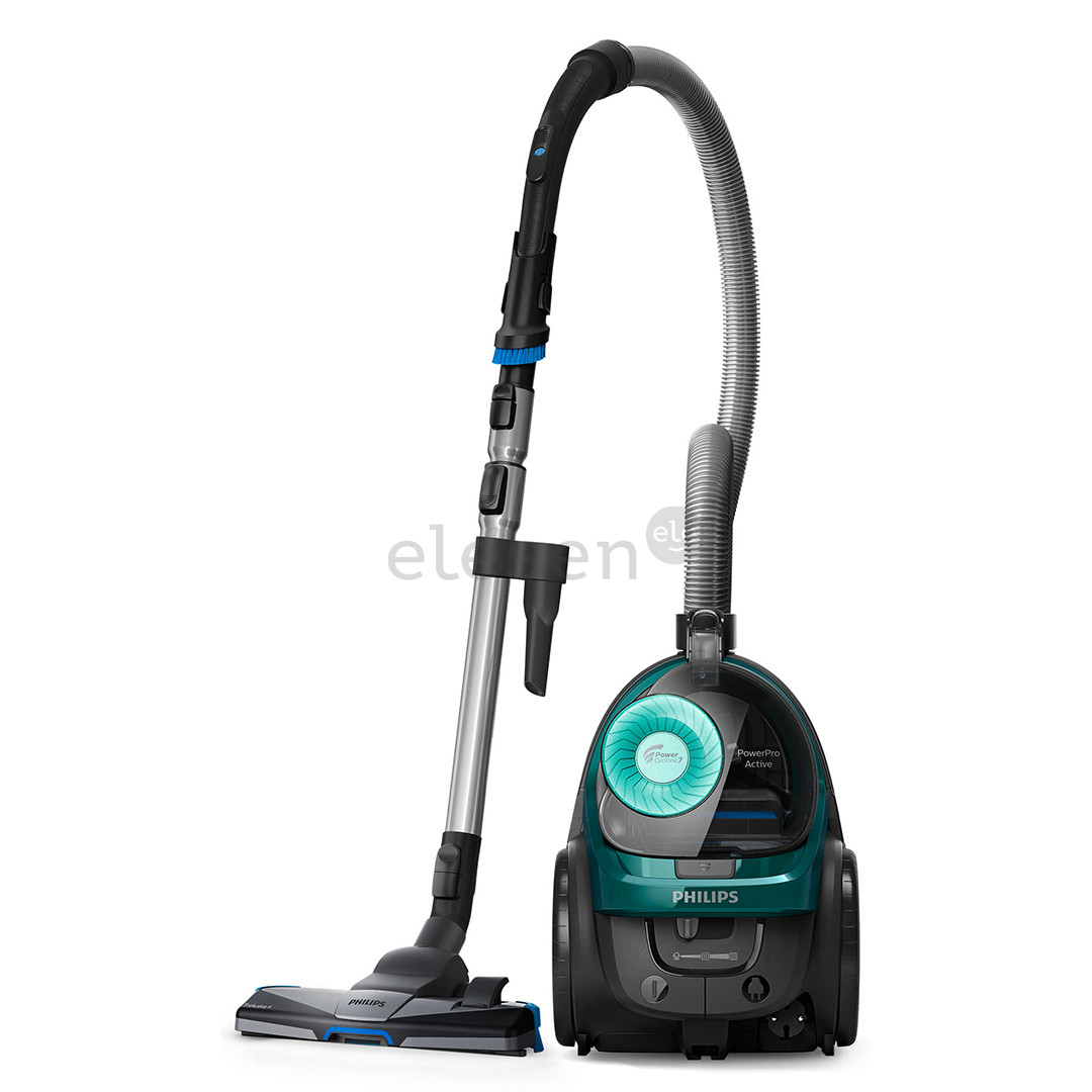 Philips PowerPro Active, 900 W, bagless, black/green - Vacuum cleaner