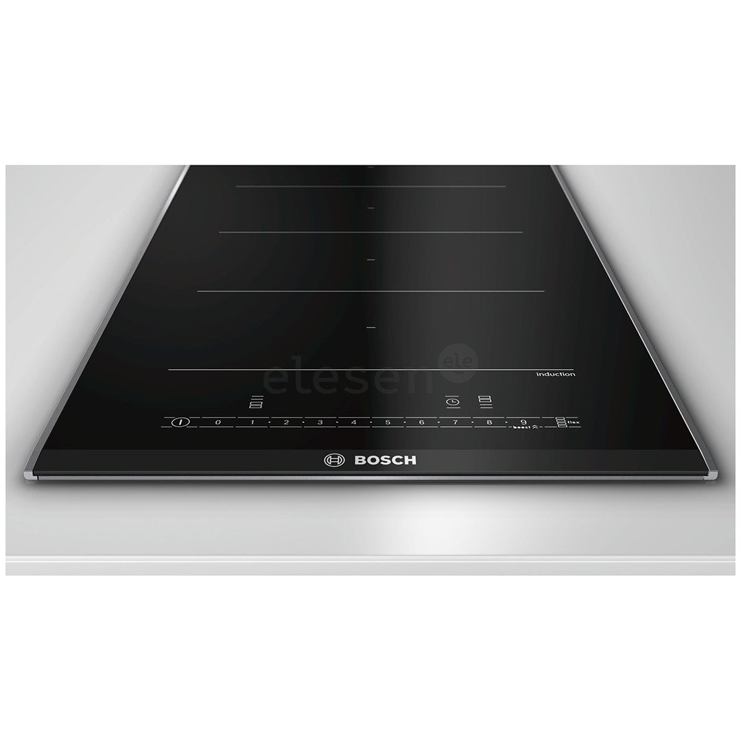 Bosch Serie 6, width 30.6 cm, steel frame, black - Built-in Induction Hob