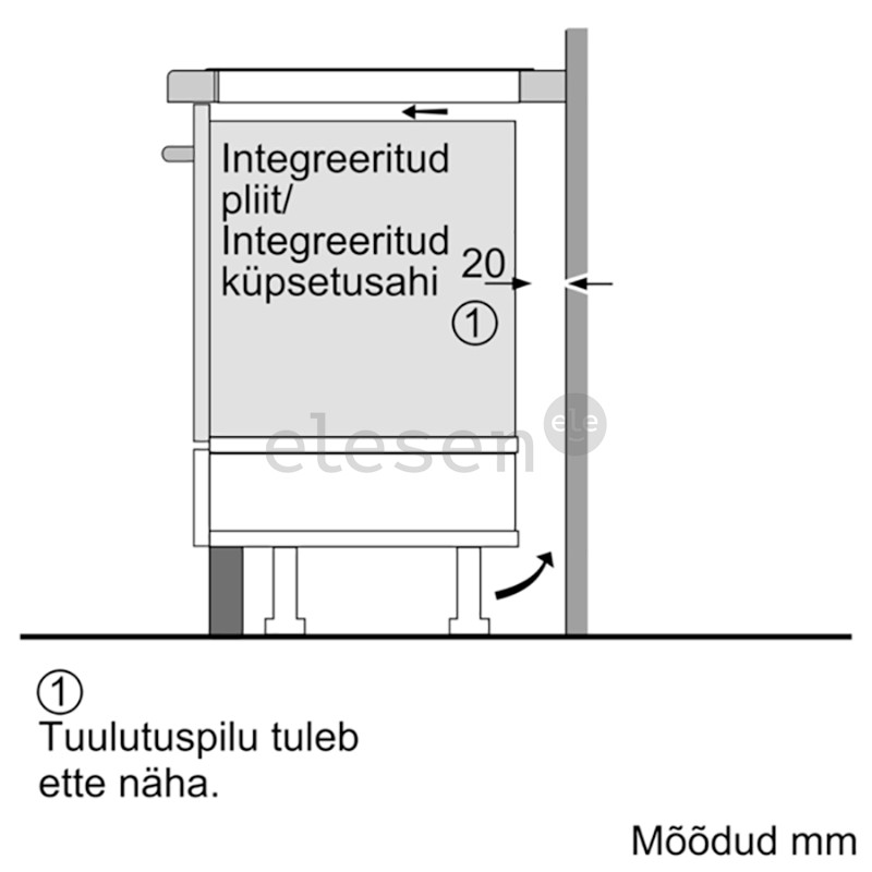 Bosch Serie 6, width 30.6 cm, steel frame, black - Built-in Induction Hob