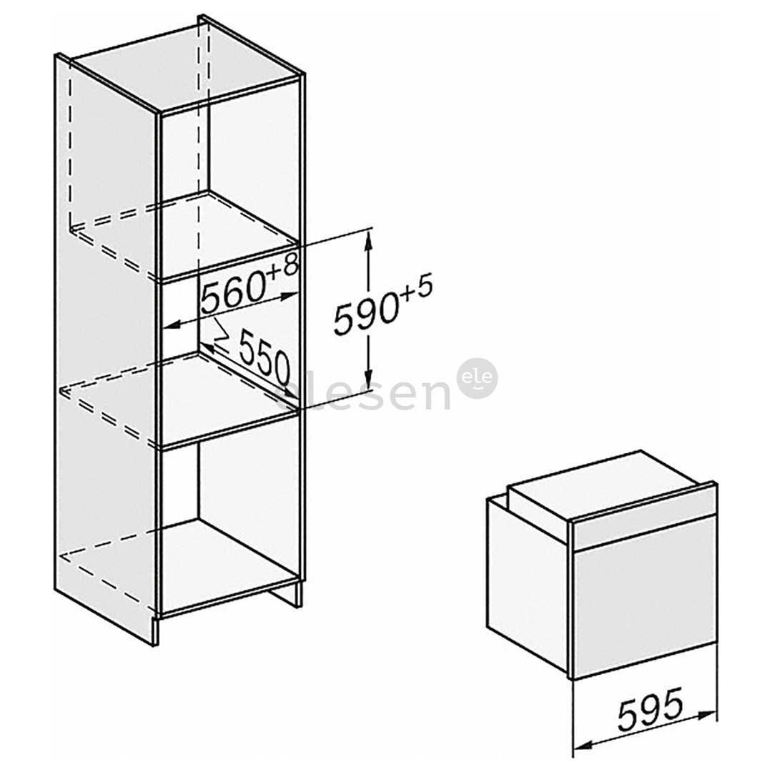 Orkaitė Miele Prekė - H7264