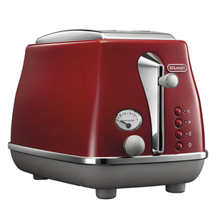 Delonghi ICONA Capitals, 900 W, red/grey - Toaster Item - CTOC2103R