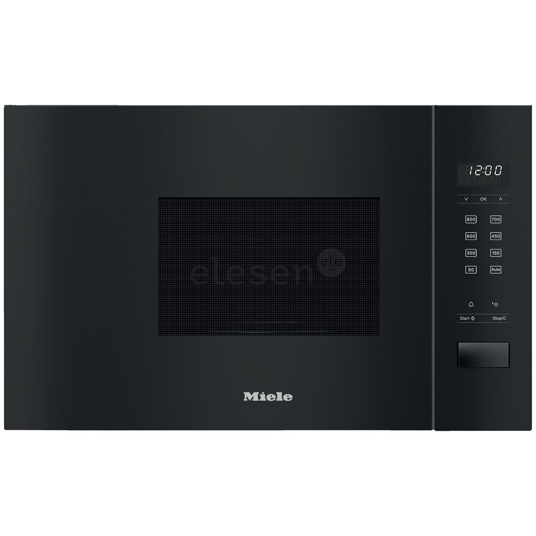 Miele, 17 л, 800 Вт, черный - Интегрируемая микроволновая печь