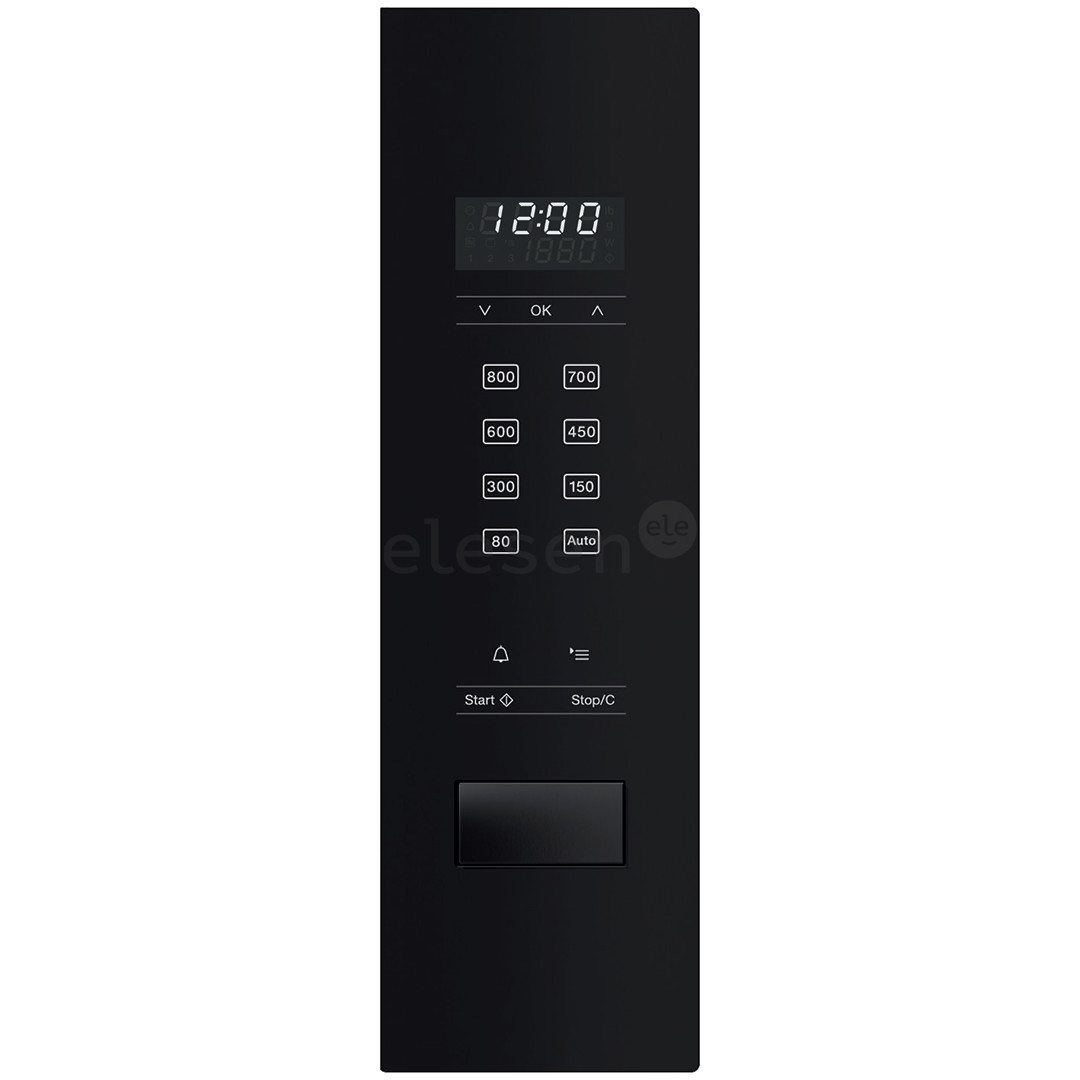 Miele, 17 л, 800 Вт, черный - Интегрируемая микроволновая печь