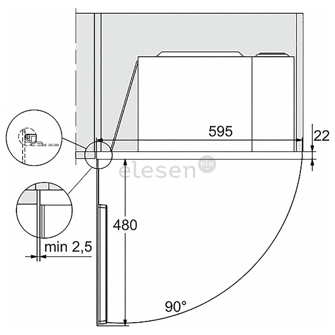 Miele, 17 л, 800 Вт, черный - Интегрируемая микроволновая печь