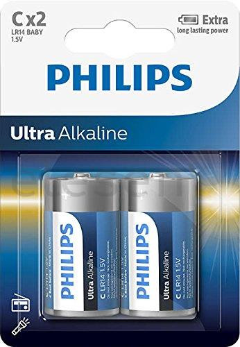Philips Ultra Alkaline, LR14E, C2, 2 pcs - Battery