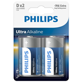 Elementai Philips Ultra Alkaline D 2 Prekė - LR20E2B/10
