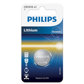 Elementai Philips CR2016 Lithium 3 V (20.0 x 1.6) Prekė - CR2016/01B