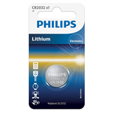 Elementai Philips CR2032 Lithium 3 V (20.0 x 3.2) Prekė - CR2032/01B