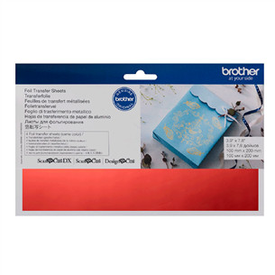 4 листа для фольгирования (100 x 200 мм) Brother CAFTSRED1