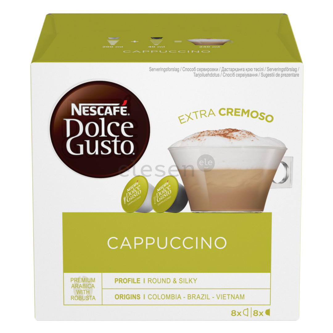 Nescafe Dolce Gusto Cappuccino, 8 portions - Coffee capsules Item - 7613036306270