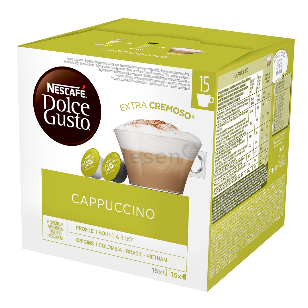 Nescafe Dolce Gusto Cappuccino, 8 portions - Coffee capsules Item - 7613036306270