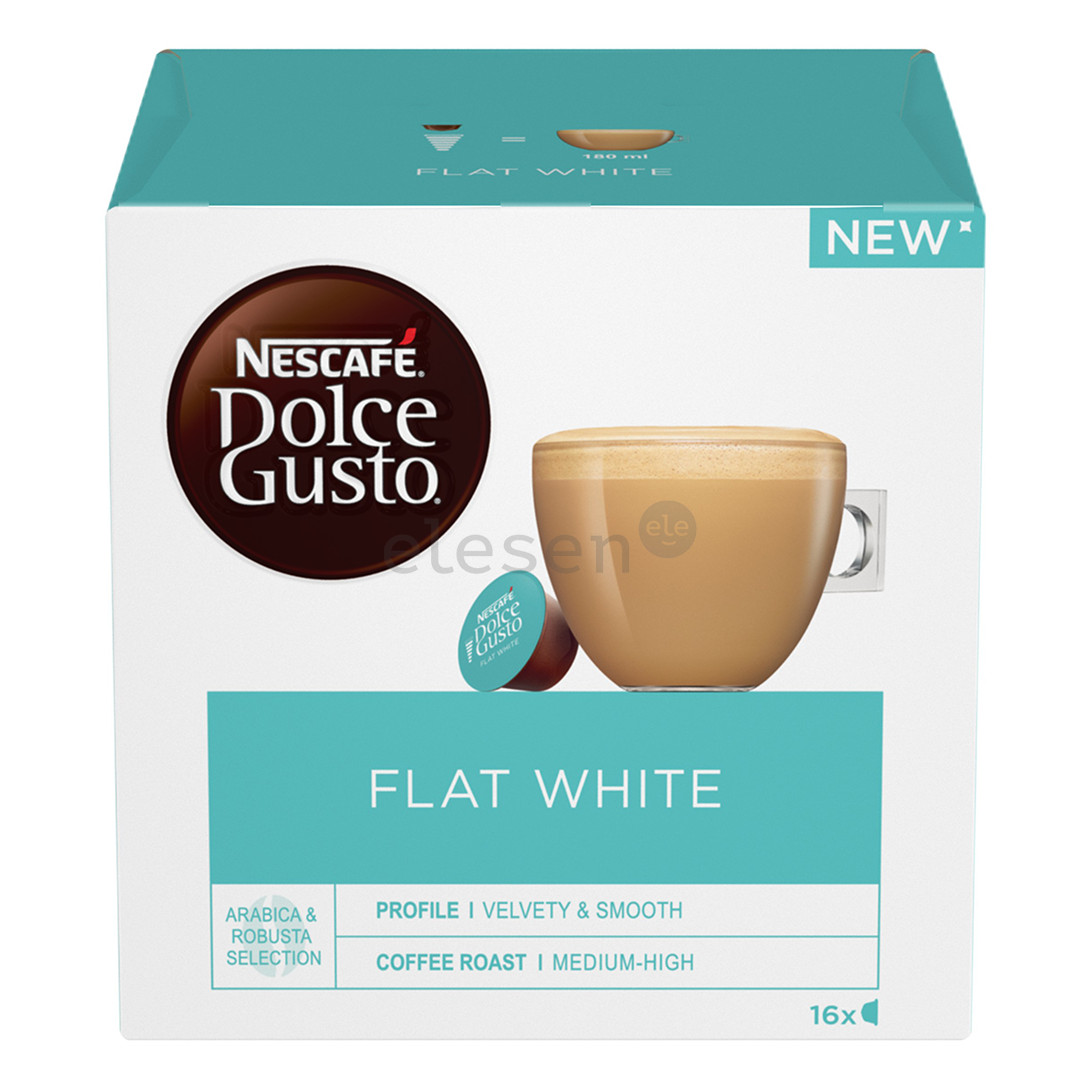 Nescafe Dolce Gusto Flat White, 16 portions - Coffee capsules Item - 7613036595735
