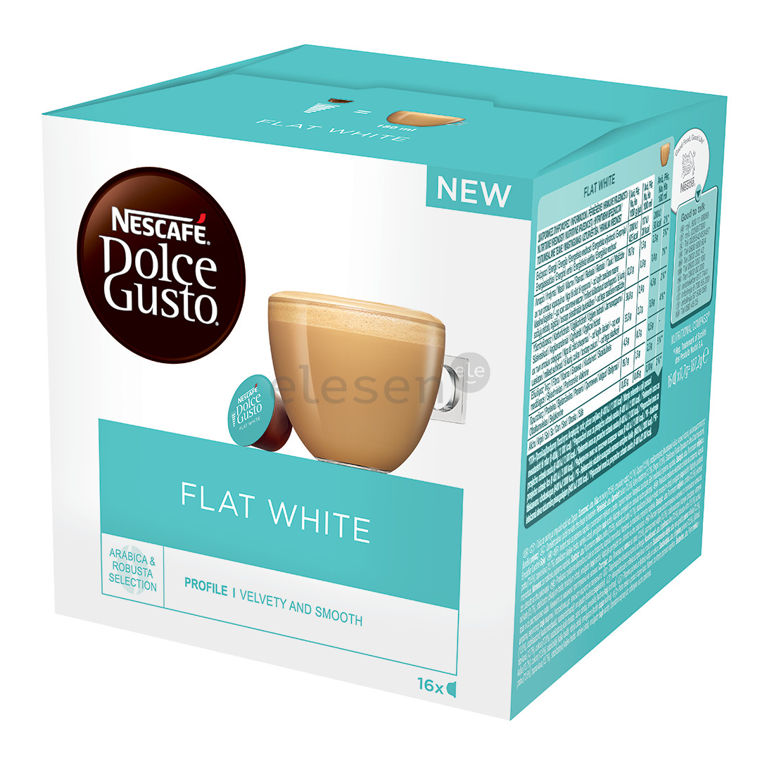 Nescafe Dolce Gusto Flat White, 16 portions - Coffee capsules Item - 7613036595735
