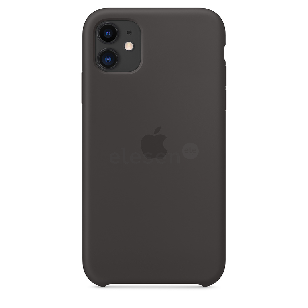 Dėklas Apple iPhone 11, Silikoninis, Juodas, MWVU2ZM/A
