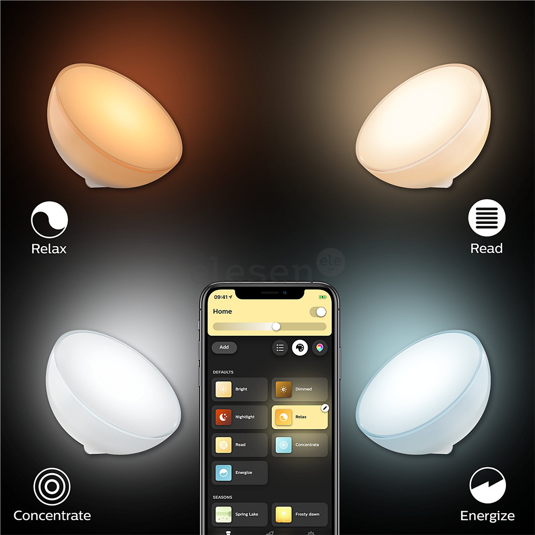 Philips Hue Go, BT, белый - Беспроводной умный портативный светильник Товар - 915005821901