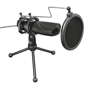 Mikrofonas Trust GTX 232 Mantis, Juodas Prekė - 22656 22656