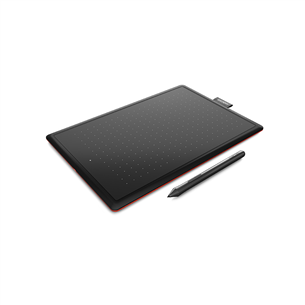 Wacom One by Wacom M, black/red - Digitizer Tablet Item - CTL-672-N