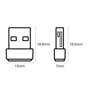 USB Wi-Fi adapter TP-Link AC600 T2U Nano Item - ARCHER-T2UNANO