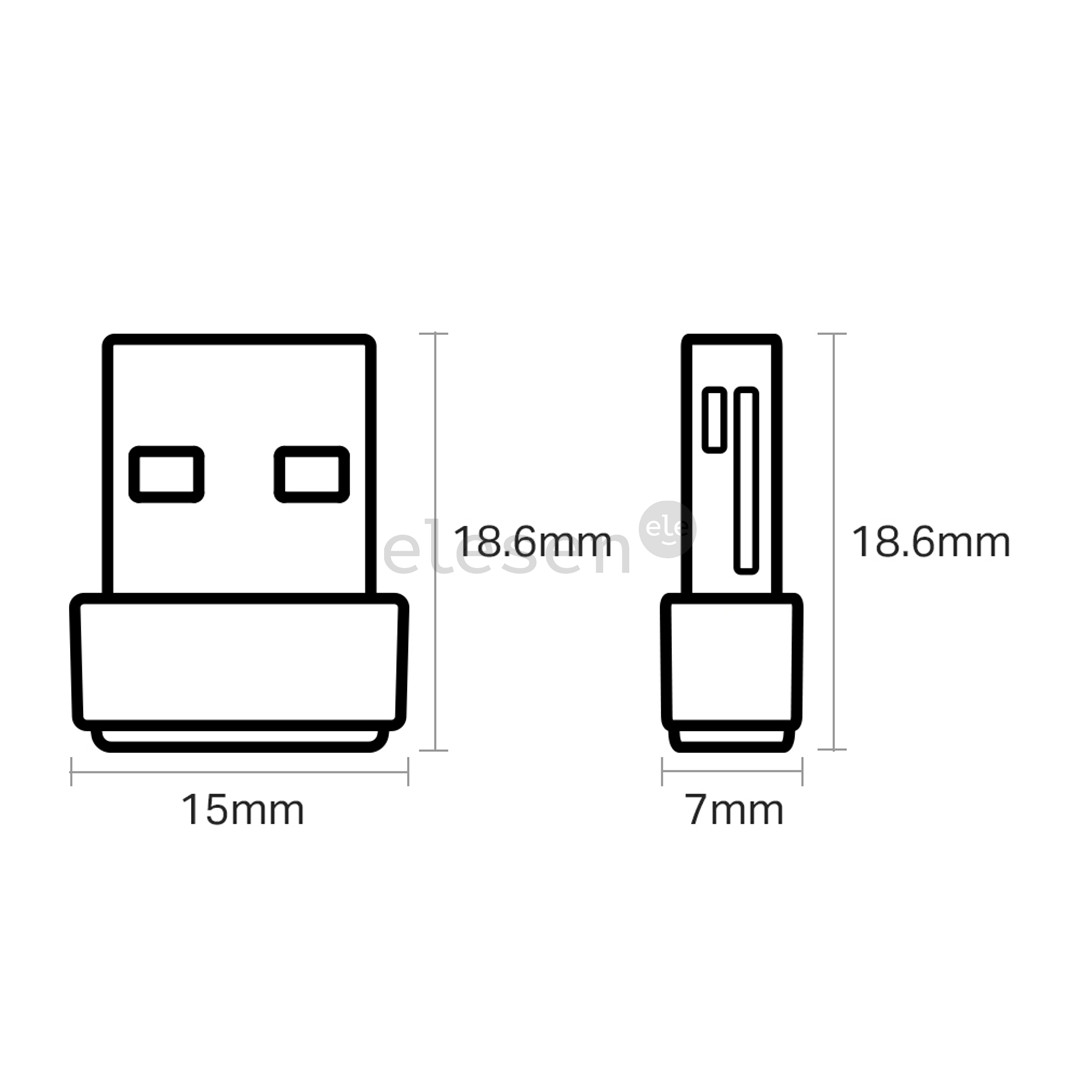 USB Wi-Fi-адаптер TP-Link AC600 T2U Nano Товар - ARCHER-T2UNANO