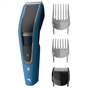 Philips 5000 Series, 0.5-28 mm, blue/black - Hairclipper + beard comb HC5612/15