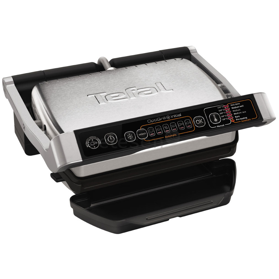 Tefal Optigrill+ Initial, 2000 W, black/inox - Table grill Item - GC706D
