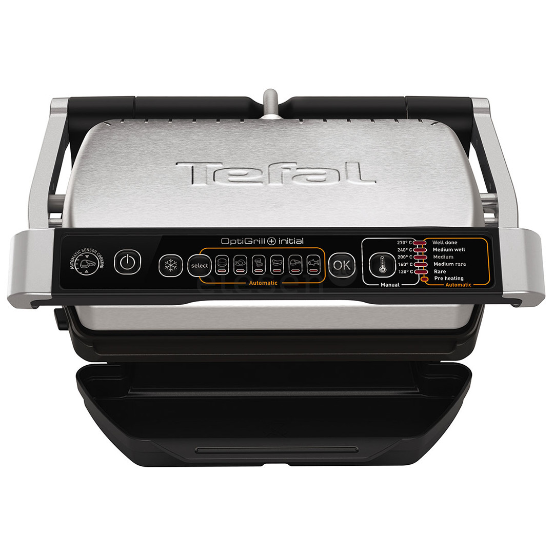 Tefal Optigrill+ Initial, 2000 W, black/inox - Table grill Item - GC706D