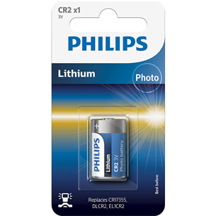 Baterija Philips CR2 Lithium 3 V Prekė - CR2/01B CR2/01B