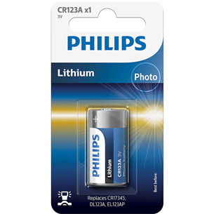 Philips, CR123A, 3 В - Батарейка для фотокамеры Товар - CR123A/01B CR123A/01B