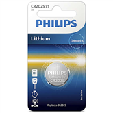 Elementai Philips CR2025 Lithium 3 V (20.0 x 2.5) Prekė - CR2025/01B