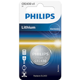 Elementai Philips CR2430 Lithium 3 V (24.5 x 3.0) Prekė - CR2430/00B