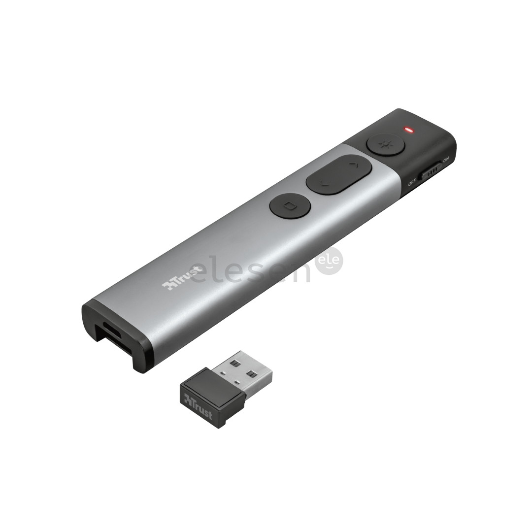 Trust Kazun, gray - Presenter