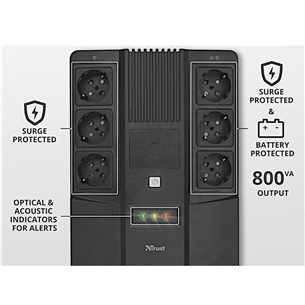 Источник бесперебойного питания Trust Maxxon 800VA Товар - 23326