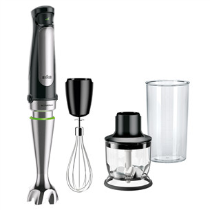 Braun Multiquick 7, 1000 W, juodas/nerūdijančio plieno - Trintuvas