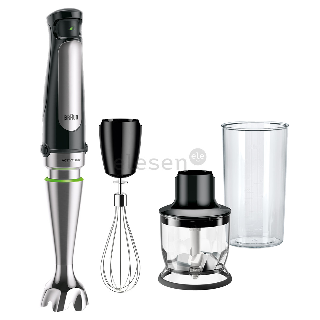 Braun Multiquick 7, 1000 W, juodas/nerūdijančio plieno - Trintuvas