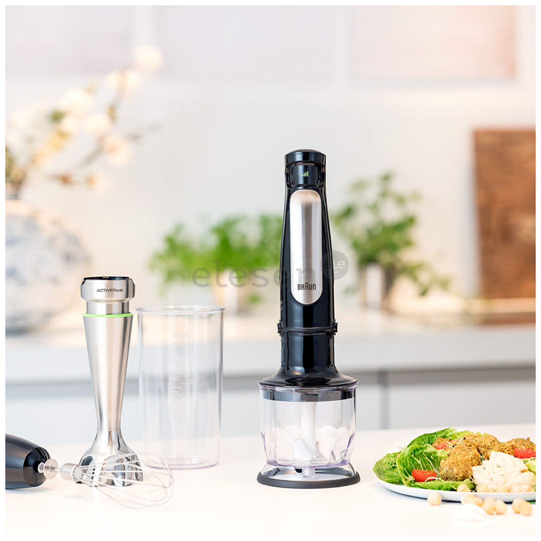 Braun Multiquick 7, 1000 W, juodas/nerūdijančio plieno - Trintuvas