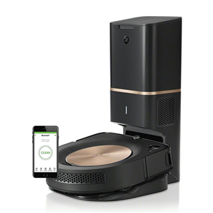 Dulkių siurblys robotas iRobot Roomba s9+, dust disposal, juodas/vario Prekė - ROOMBAS9PLUS ROOMBAS9PLUS