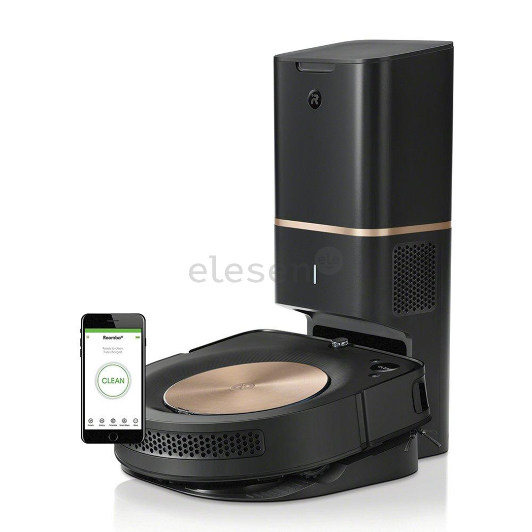 Dulkių siurblys robotas iRobot Roomba s9+, dust disposal, juodas/vario Prekė - ROOMBAS9PLUS
