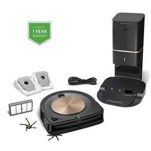 Dulkių siurblys robotas iRobot Roomba s9+, dust disposal, juodas/vario Prekė - ROOMBAS9PLUS
